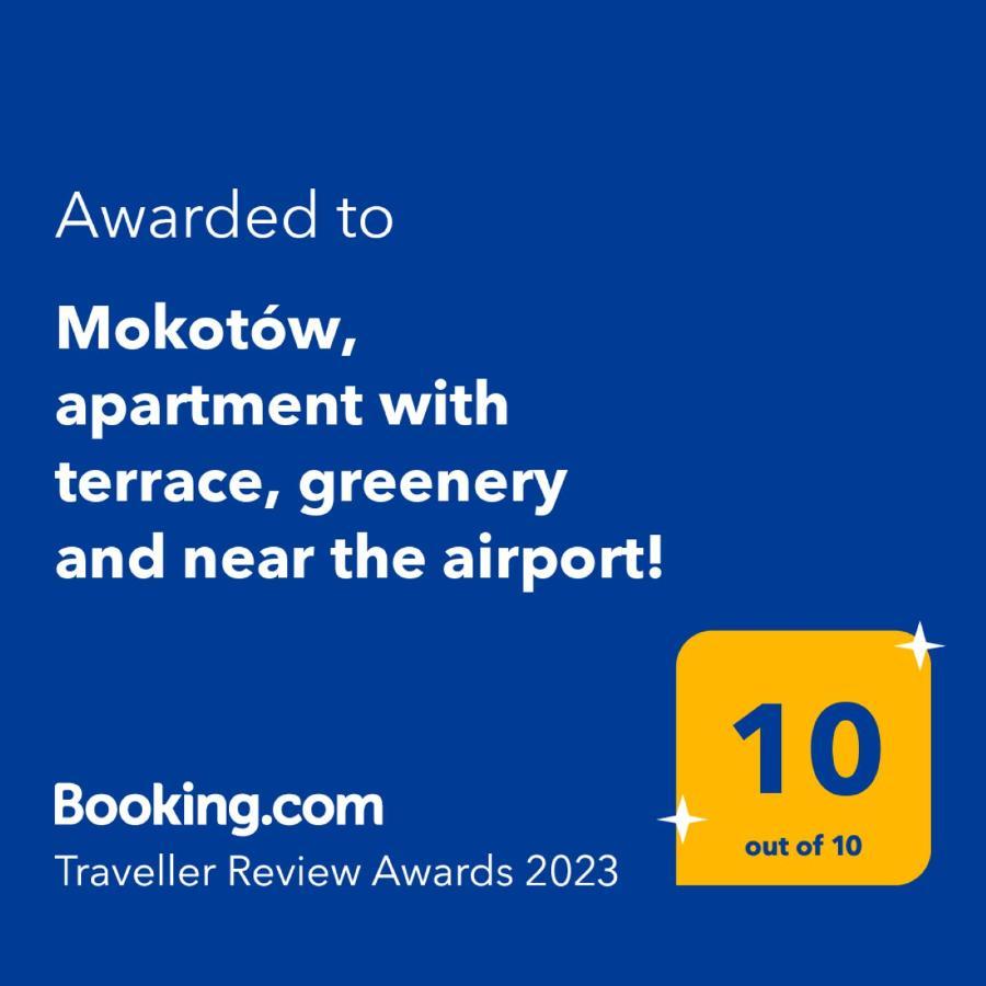 Mokotow, Apartment With Terrace, Greenery And Near The Airport! 바르샤바 외부 사진